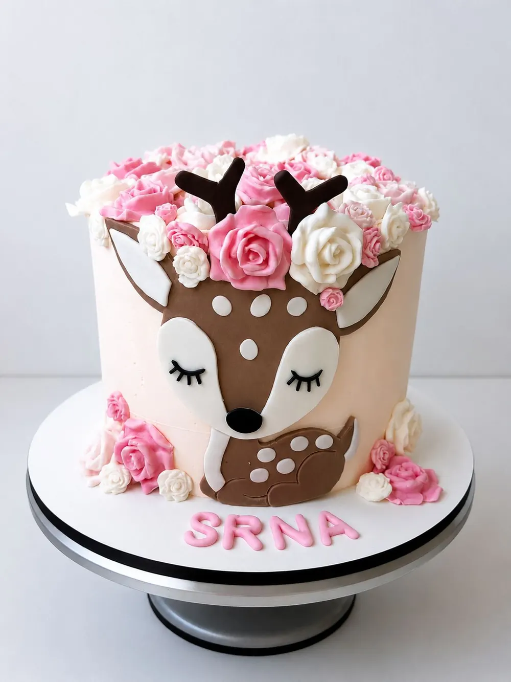 Torta sa srnom i ružama od kreme